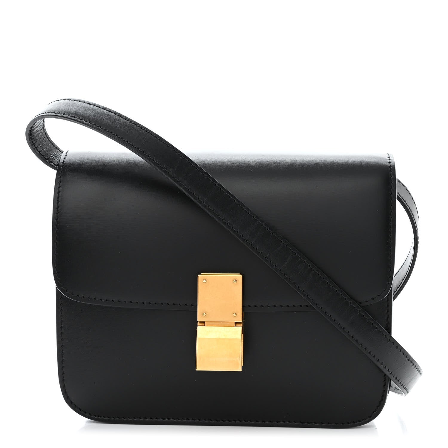 Celine Box Calfskin Teen Classic Box Flap Bag Black 1 of 11