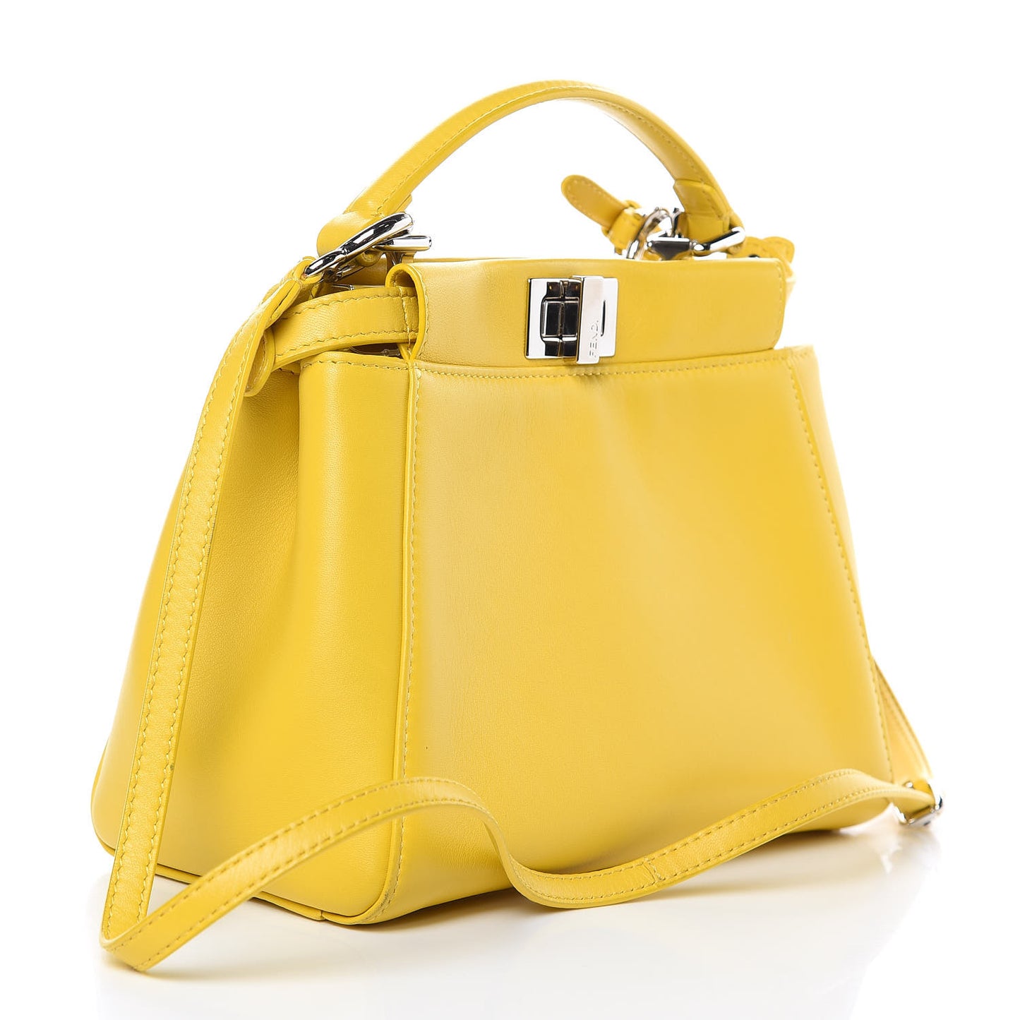 Nappa Mini Peekaboo Iconic Satchel Lime