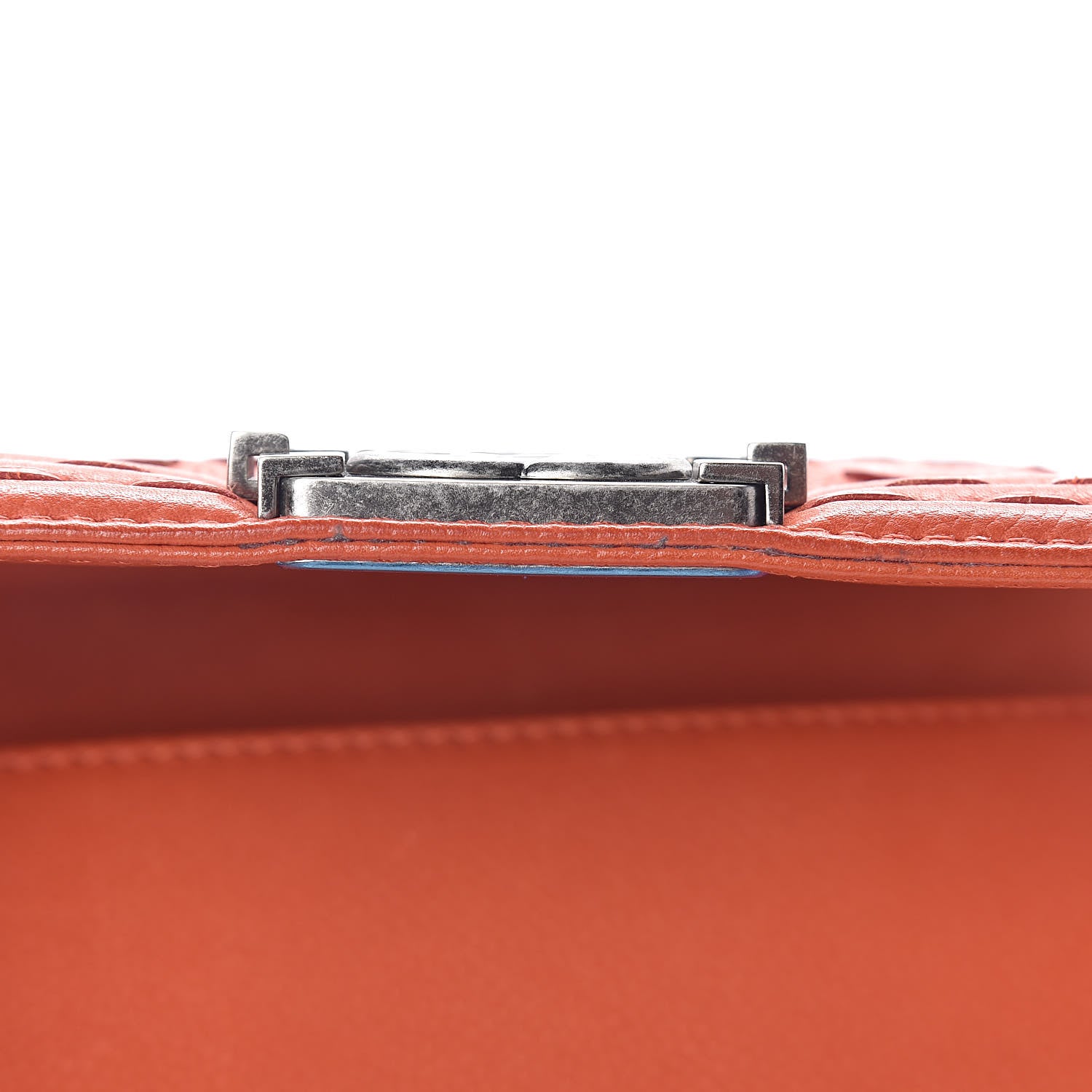 Chanel Caviar Stitched Small Boy Flap Dark Orange 11 of 17