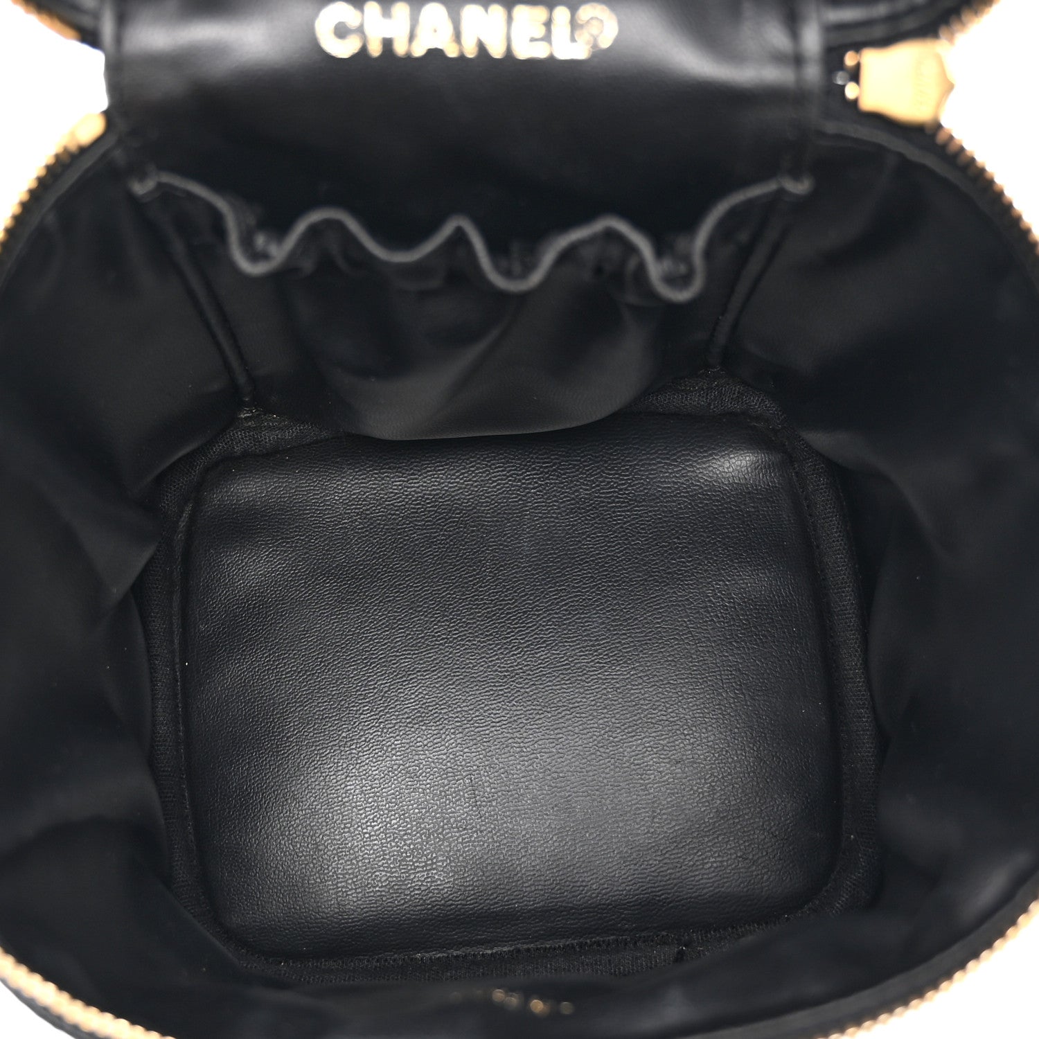 Chanel Caviar Vanity Cosmetic Case Black 5 of 11