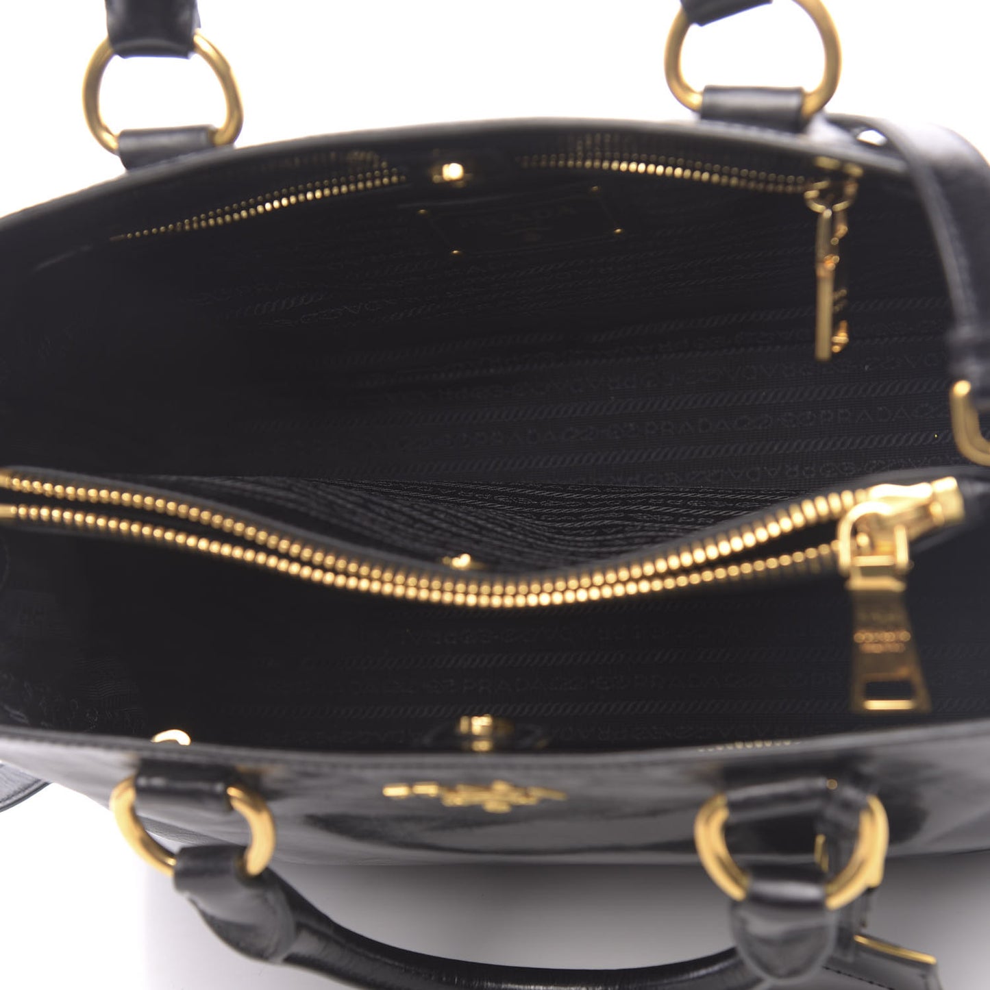 Vitello Shine Tote Black