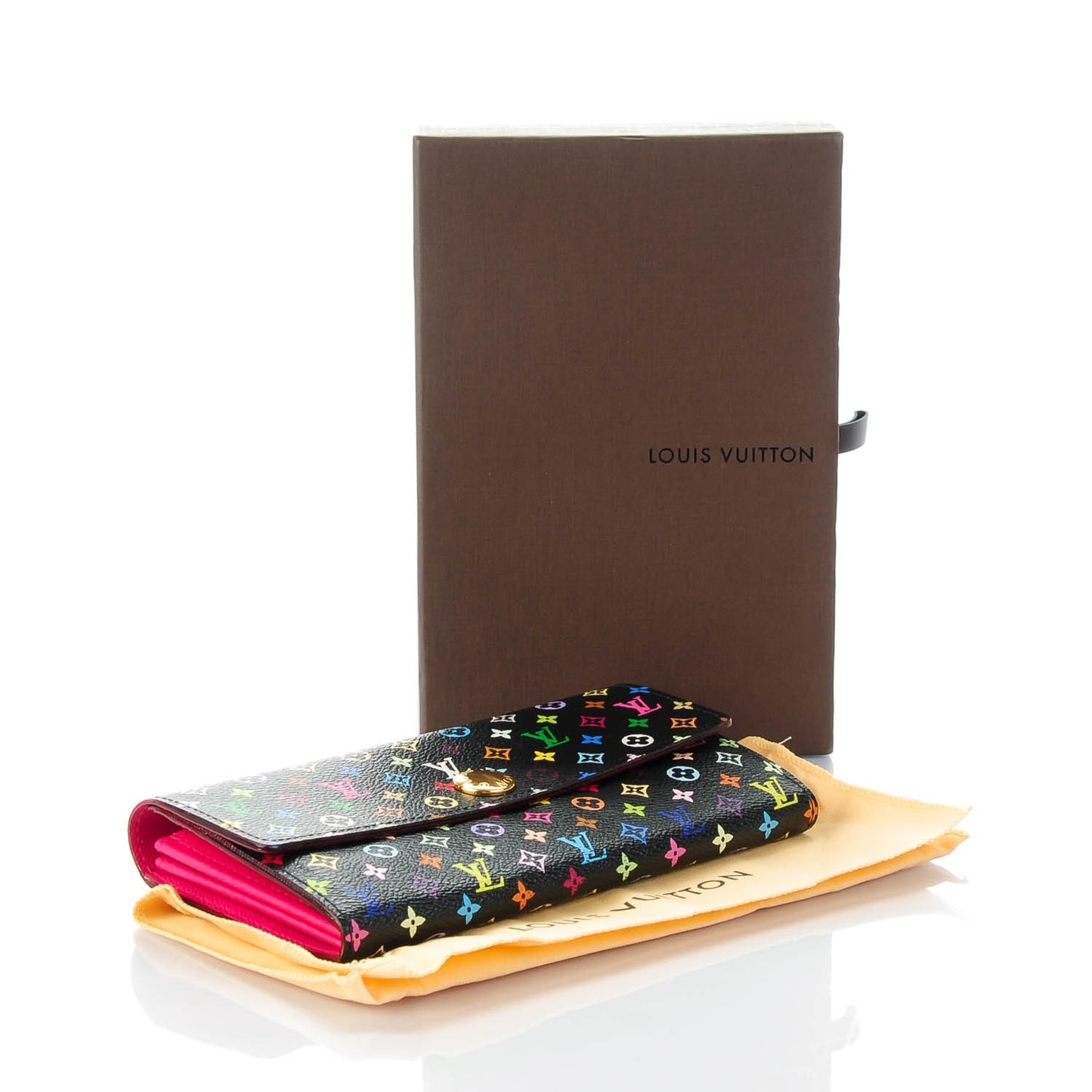 Monogram Multicolor Sarah Wallet Black Grenade