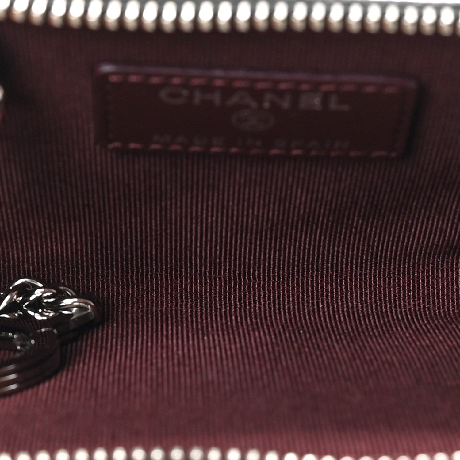 Chanel Caviar Quilted Zipped Key Holder Case Black 5 of 6