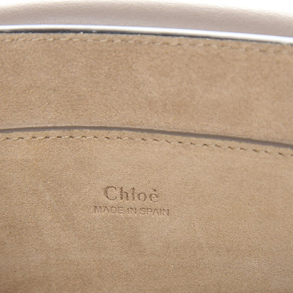 Chloe Suede Calfskin Small Faye Shoulder Bag Motty Grey 7 of 7