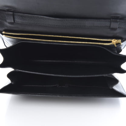 Celine Goatskin Medium Classic Box Flap Bag Black 5 of 16