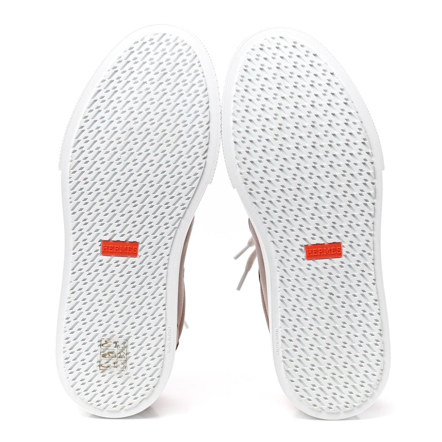 Calfskin Day Sneakers 38 Naturel