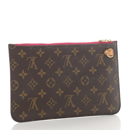 Louis Vuitton Monogram Neverfull MM GM Pochette Pivoine 3 of 9