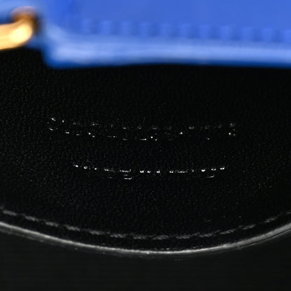 Saint Laurent Calfskin Toy Classic Duffle Blue 7 of 19