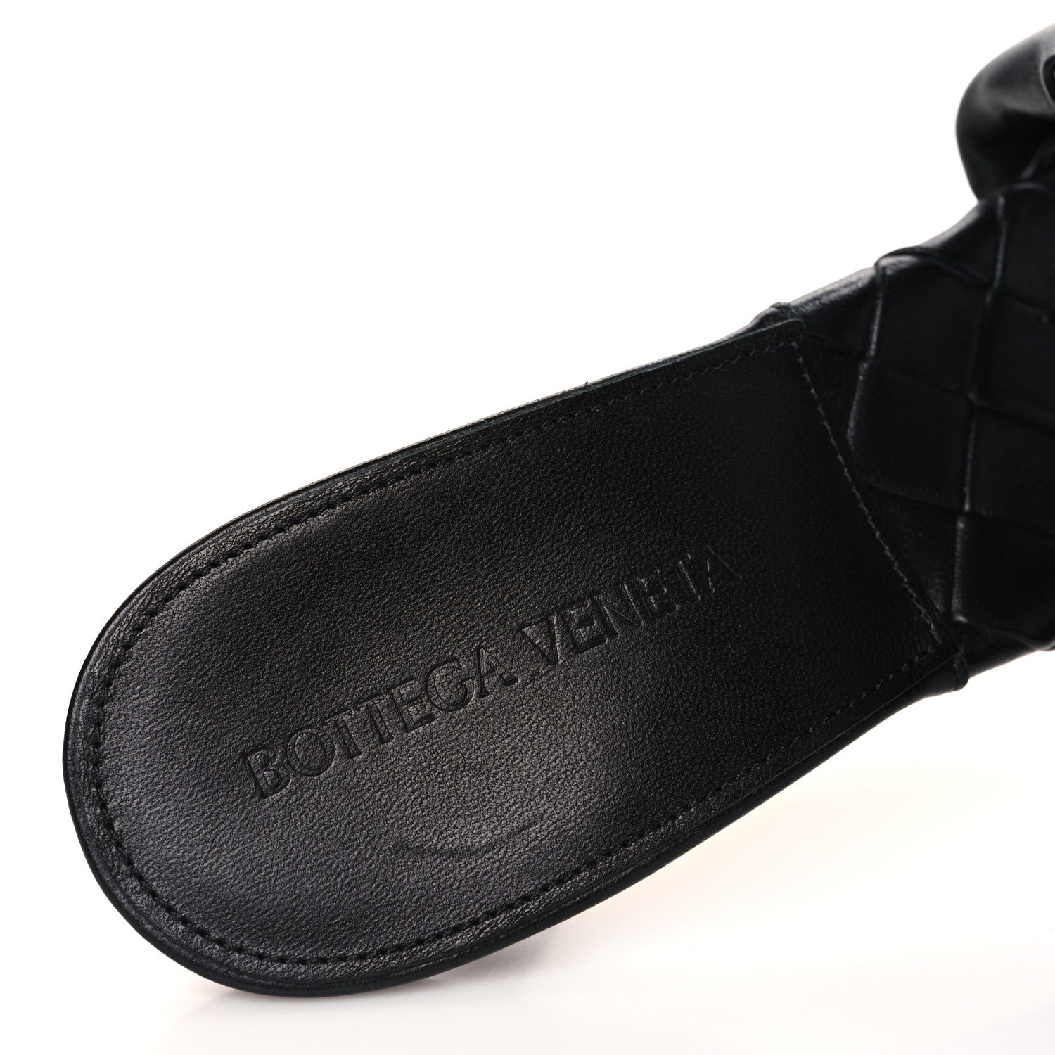 Bottega Veneta Nappa Maxi Intrecciato Lido Mule Sandals 39 Black 7 of 7