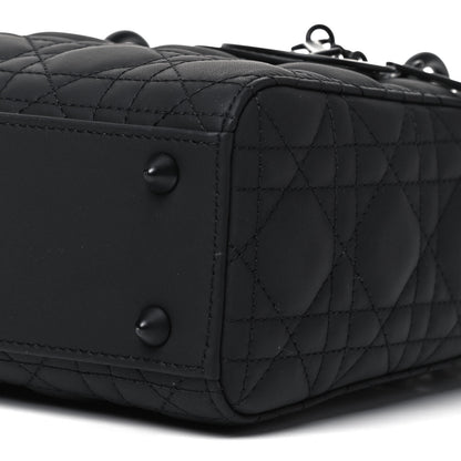 Christian Dior Ultra Matte Calfskin Cannage Small My ABCDior Lady Dior Black 9 of 9