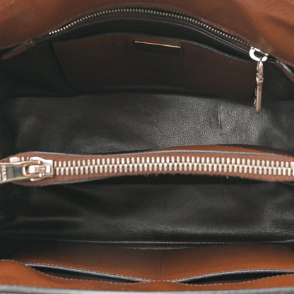 Prada Saffiano Cuir Twin Tote Cocoa 5 of 17