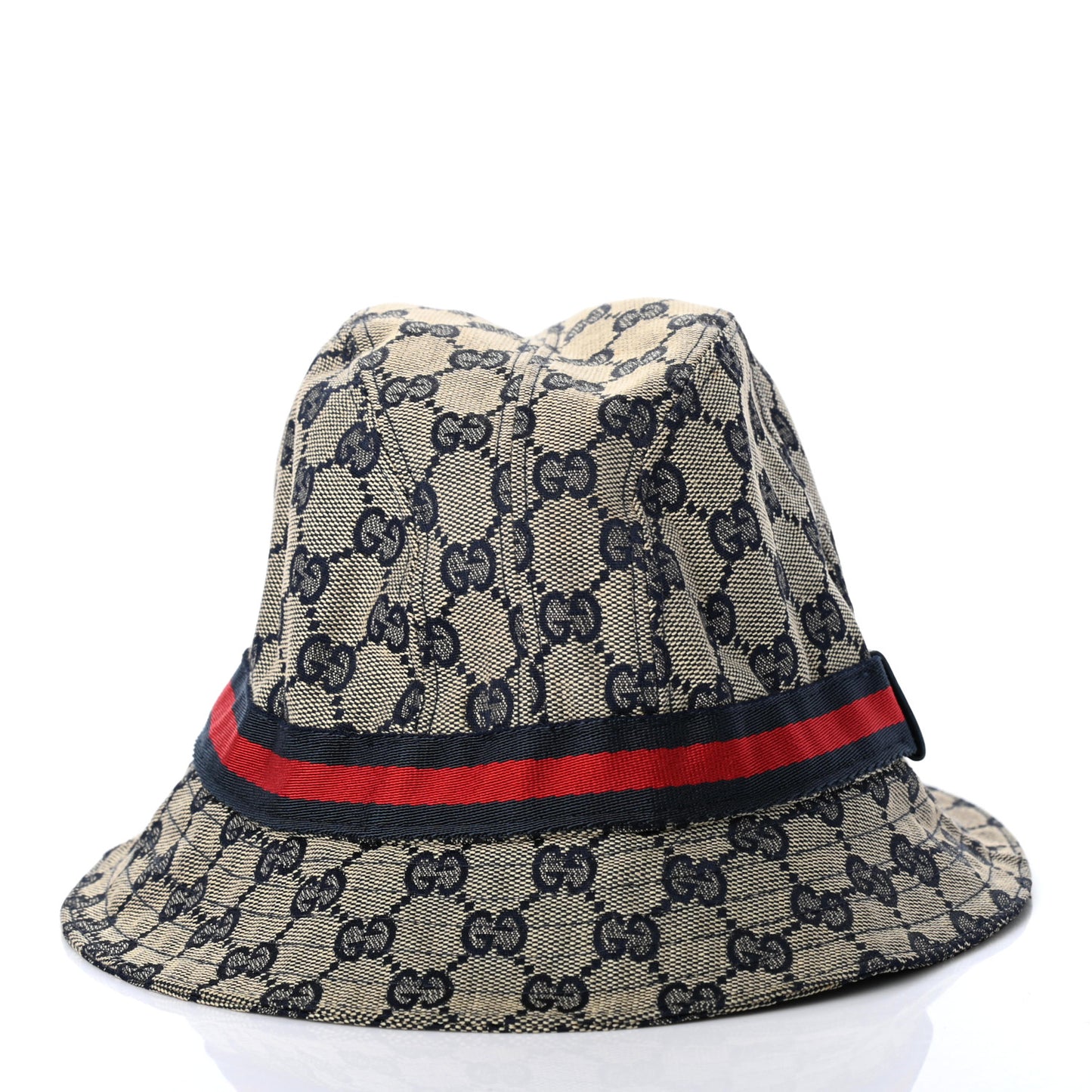 Monogram Web Bucket Hat M Blue