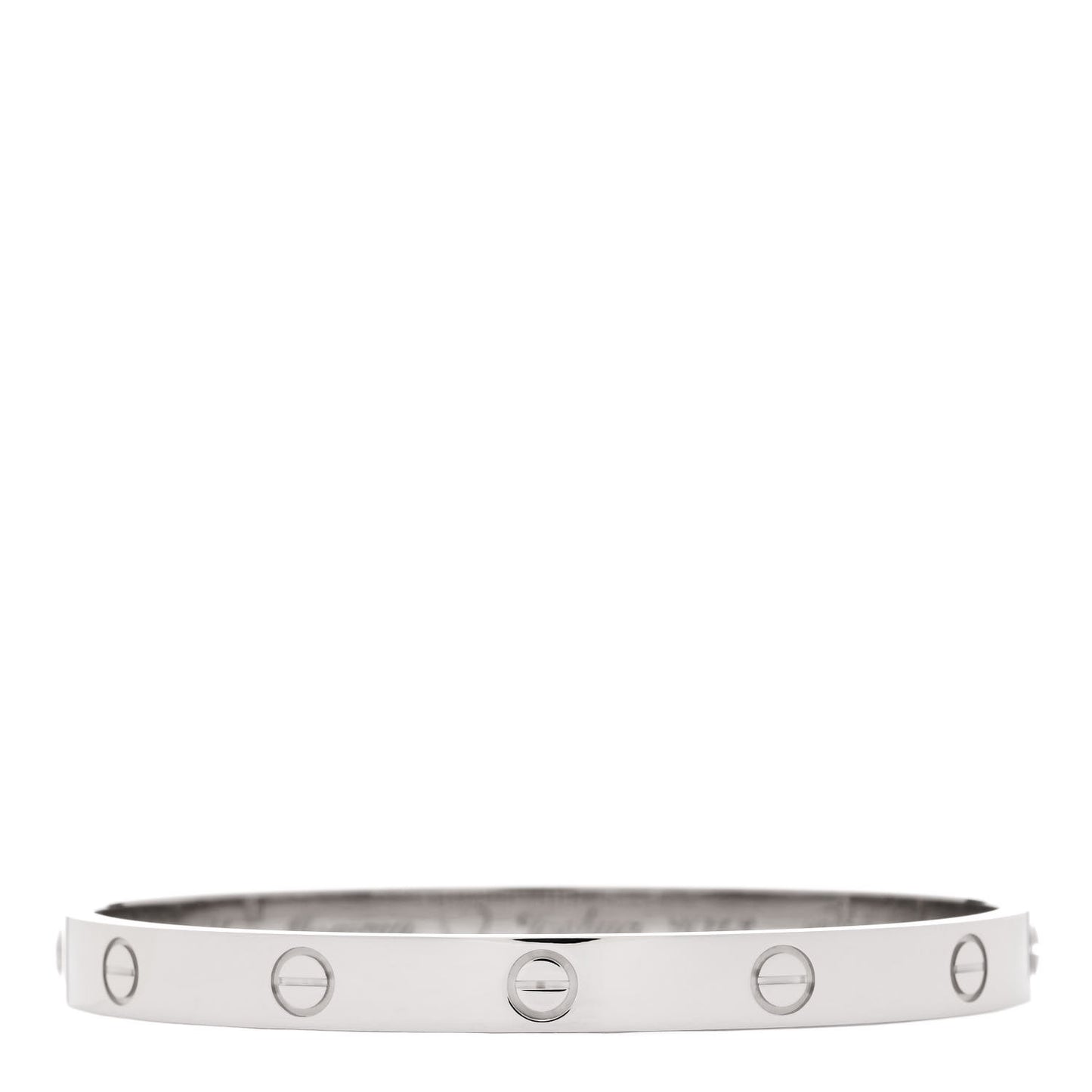 18K White Gold LOVE Bracelet 18