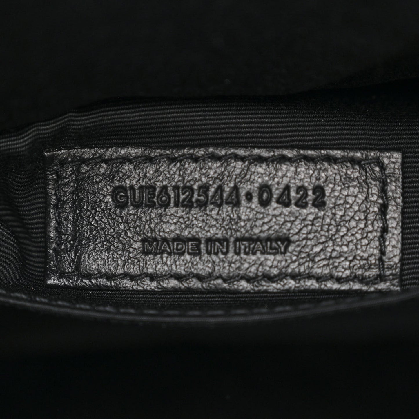 Calfskin Matelasse Monogram Lou Camera Bag Black