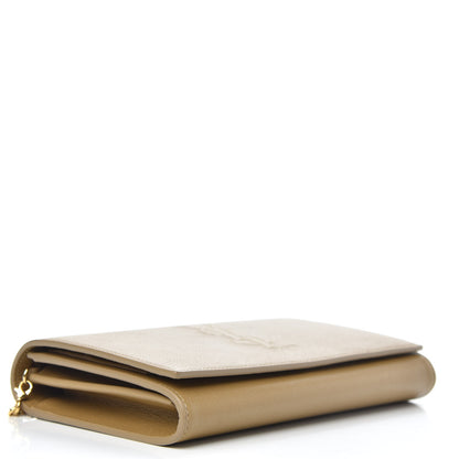 Saint Laurent Calfskin Belle de Jour Chain Clutch Beige 4 of 11