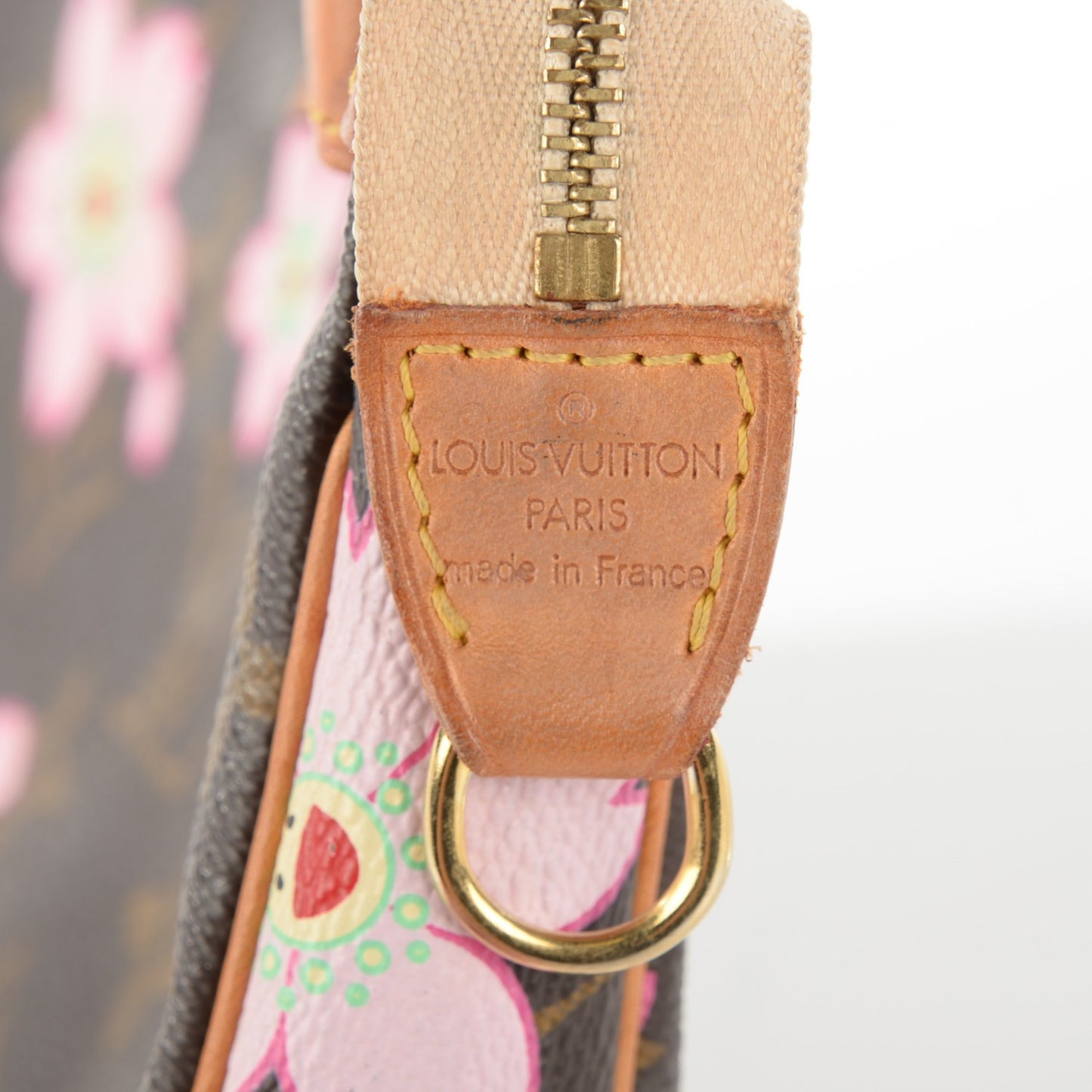 Monogram Cherry Blossom Pochette Accessories Brown