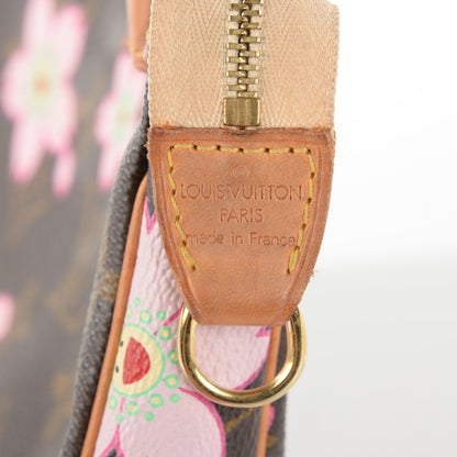 Louis Vuitton Monogram Cherry Blossom Pochette Accessories Brown 7 of 10