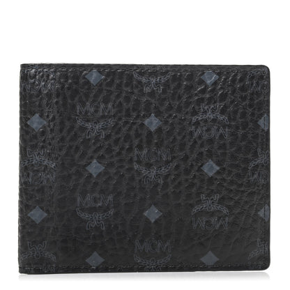 MCM Visetos Bi-Fold Wallet Black 1 of 6