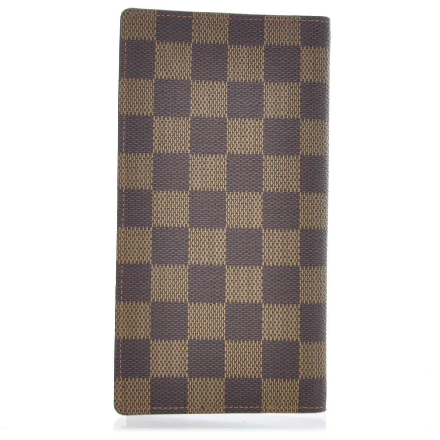 Damier Ebene Checkbook Cover Wallet