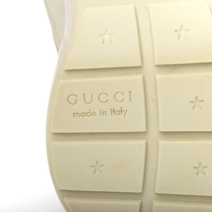 Gucci Calfskin Logo Womens Rhyton Sneakers 36.5 Ivory 9 of 11