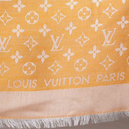 Louis Vuitton Monogram Lurex Shawl Orange 5 of 6