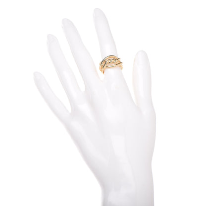 David Yurman 18K Yellow Gold 11.5mm Continuance Ring 49 5 2 of 4
