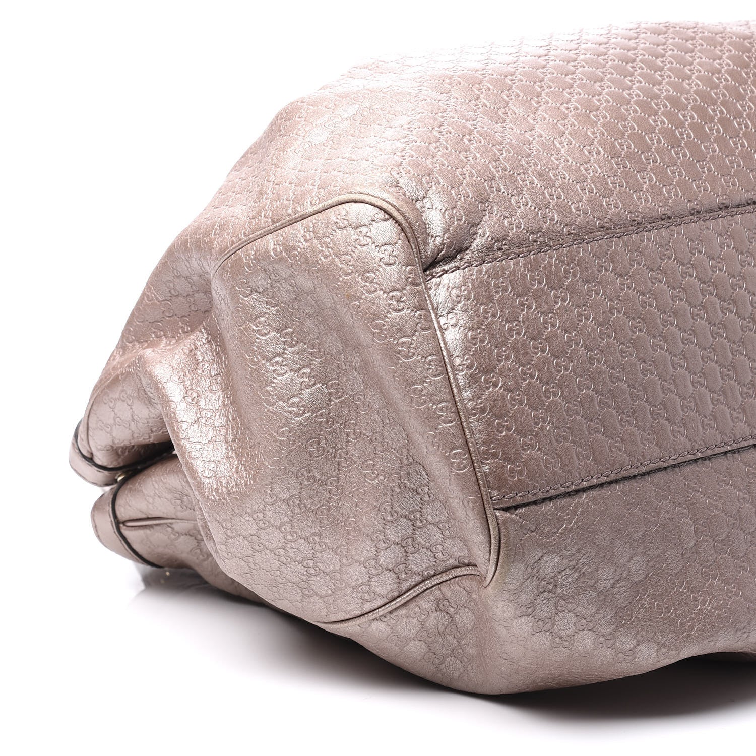 Gucci Metallic Microguccissima Large Sukey Tote Light Pink 9 of 13