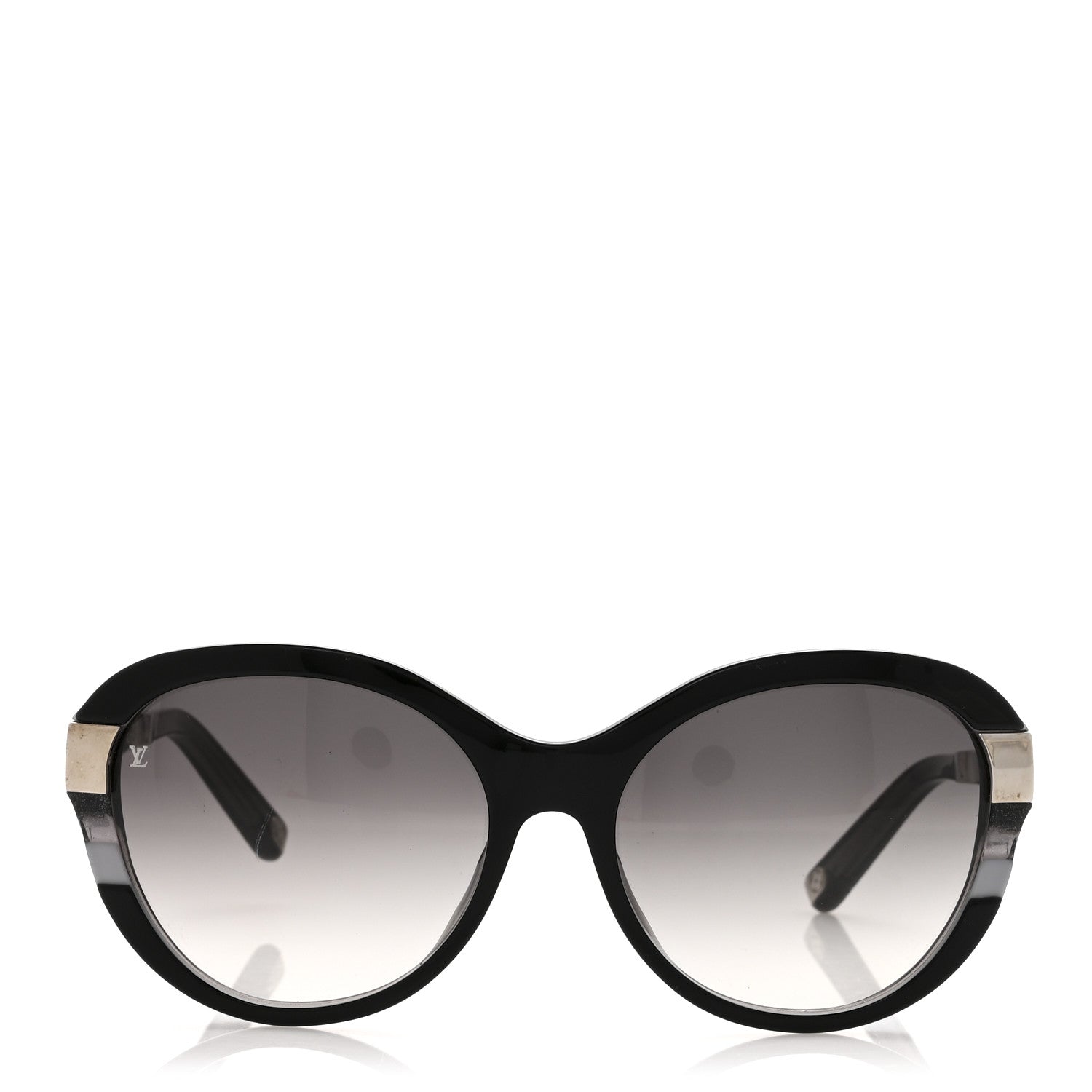 Louis Vuitton Acetate Petit Soupcon Cat Eye Sunglasses Z0489W Black 2 of 7