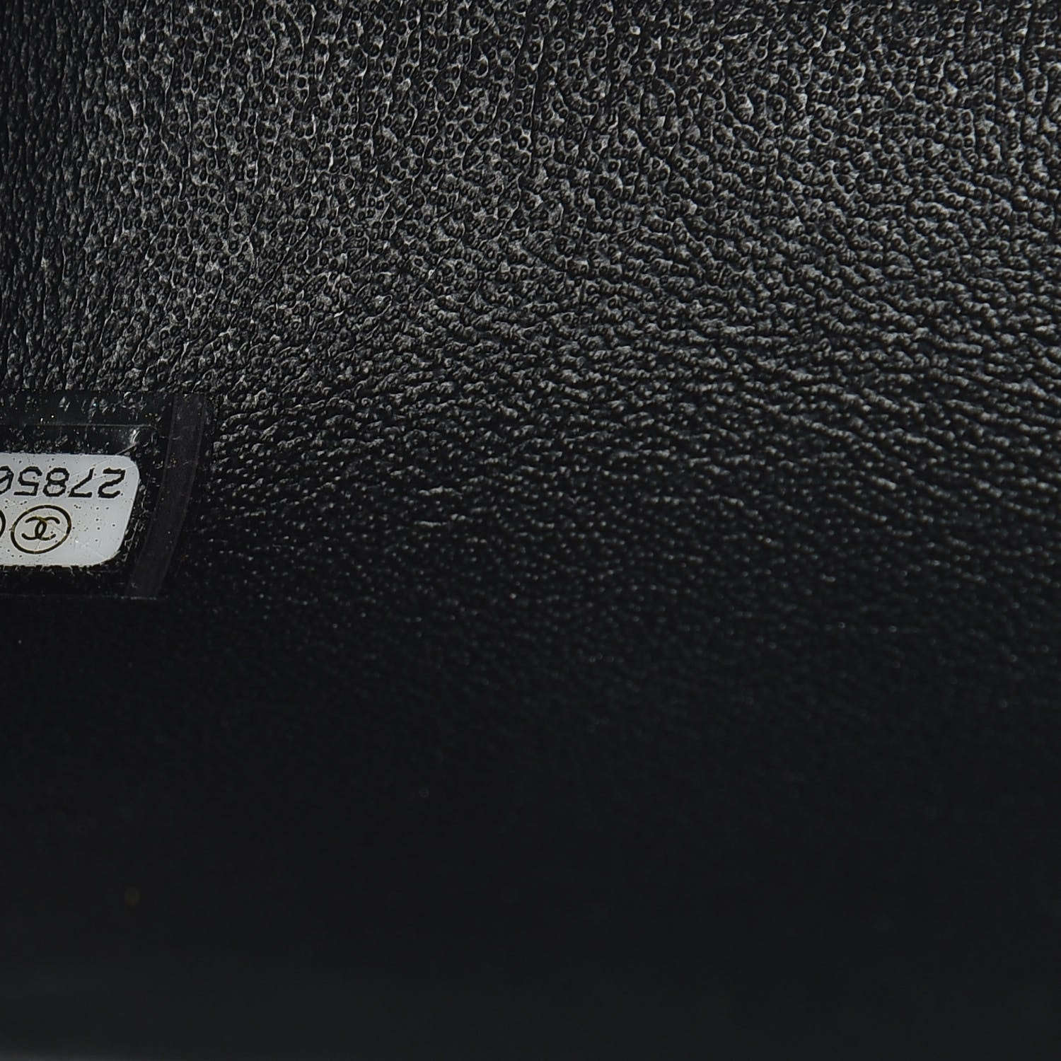 Chanel Rattan Calfskin CC Chain Wristlet Clutch Black Beige 7 of 9