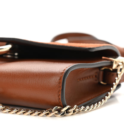 Chloe Suede Calfskin Mini Faye Shoulder Bag Tobacco 11 of 11