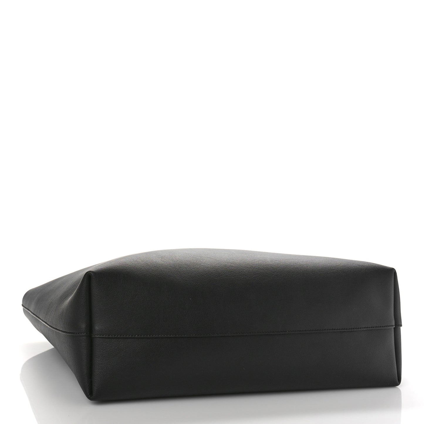 Calfskin Large Shopping Tote Black