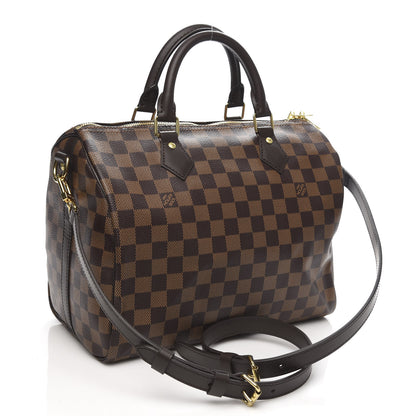 Louis Vuitton Damier Ebene Speedy Bandouliere 30 3 of 10