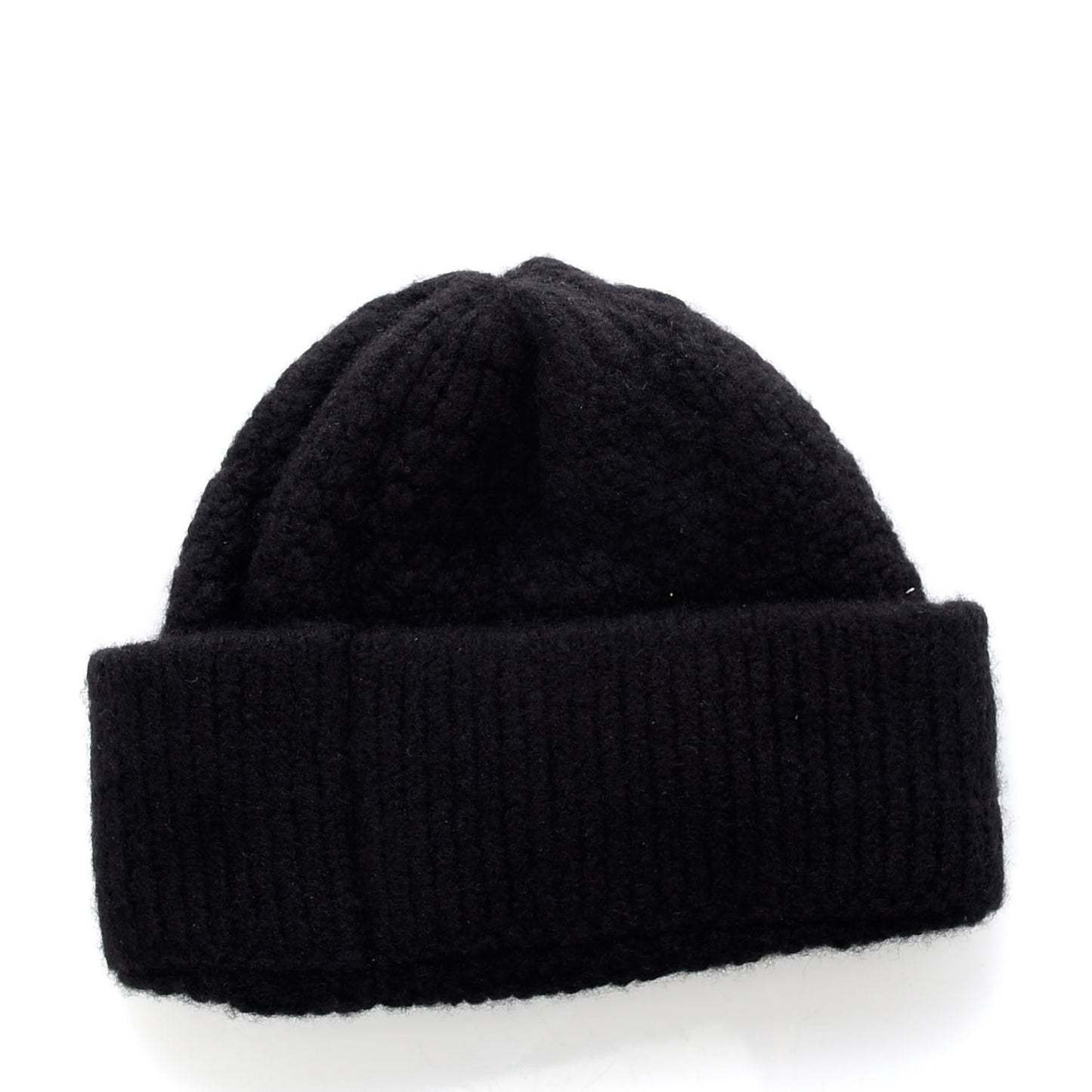 Cashmere Silk CC Beanie Hat Black