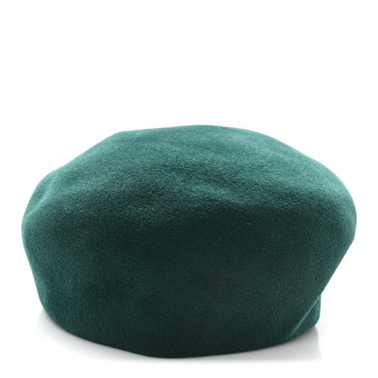 Gucci Velvet Beret Hat M Green 4 of 9