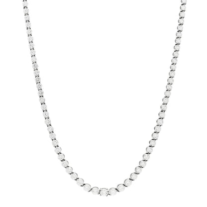 Tiffany Platinum Diamond Victoria Graduated Line Necklace 1 of 6