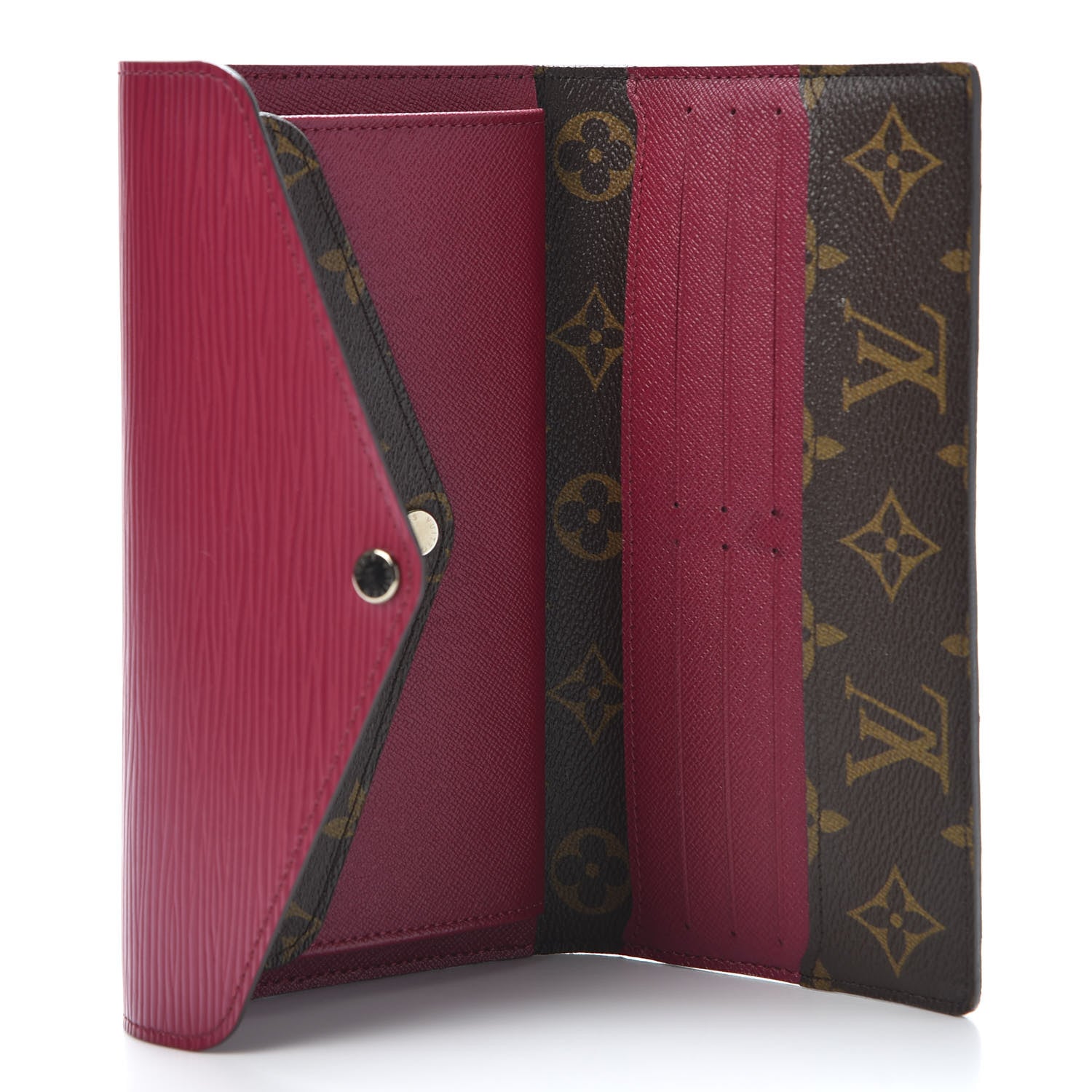 Louis Vuitton Monogram Epi Marie-Lou Long Wallet Fuchsia 4 of 9