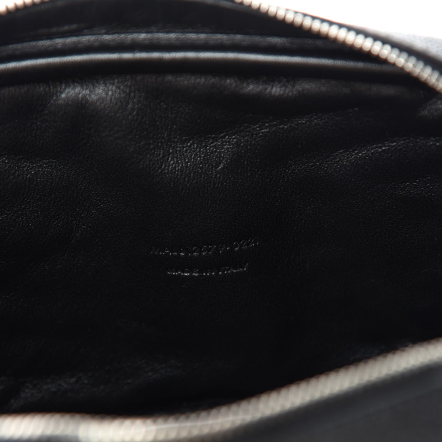 Saint Laurent Grain De Poudre Matelasse Monogram Mini Lou Camera Bag Black 17 of 20
