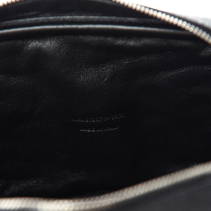 Saint Laurent Grain De Poudre Matelasse Monogram Mini Lou Camera Bag Black 17 of 20