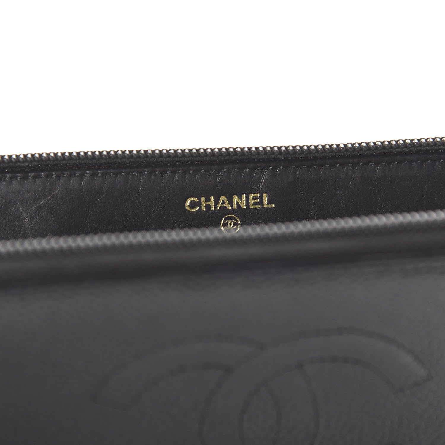Chanel Caviar Large Timeless CC Zip Around Wallet Black 8 of 12