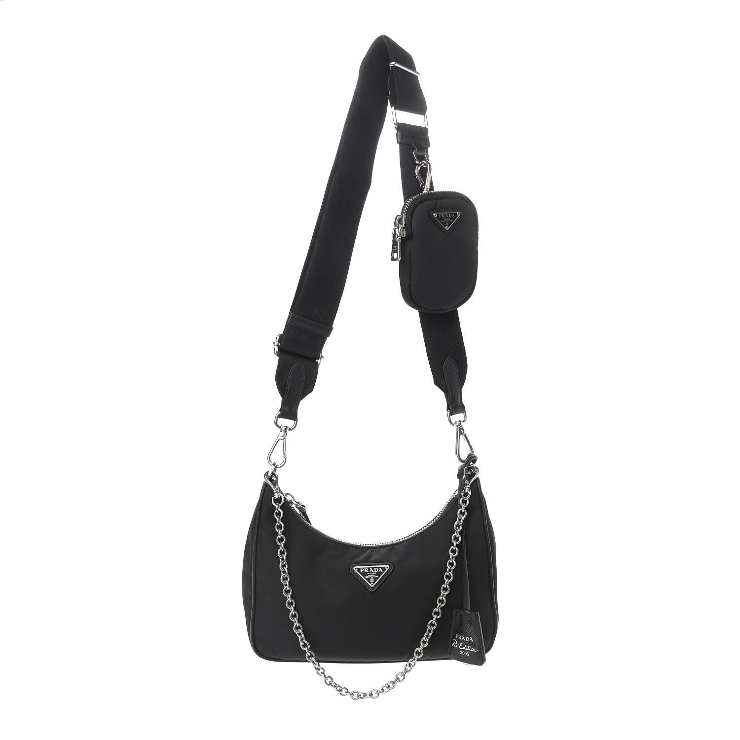 Prada Nylon Re-Edition 2005 Shoulder Bag Black 1 of 12