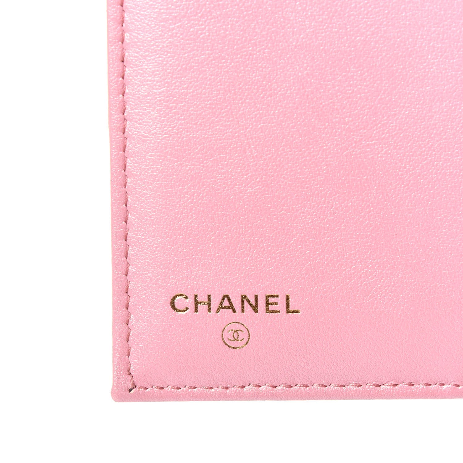 Chanel Iridescent Caviar Small Quilted Flap Wallet Rose Pink 6 of 7