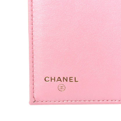 Chanel Iridescent Caviar Small Quilted Flap Wallet Rose Pink 6 of 7