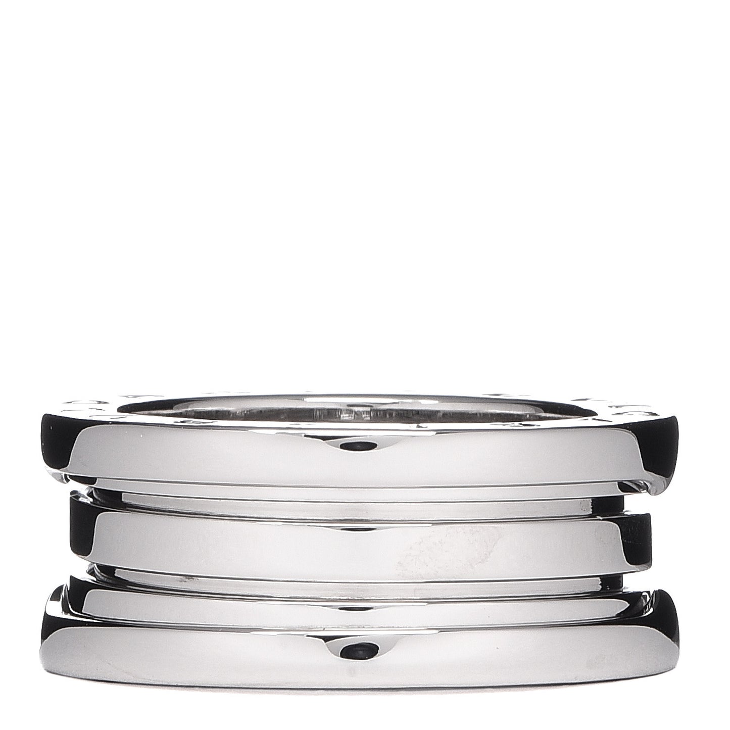 18K White Gold B.Zero1 Three-Band Ring 51 5.75