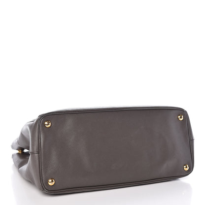 Prada Saffiano Medium Galleria Double Zip Tote Grafite 4 of 16