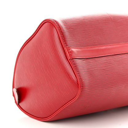 Louis Vuitton Epi Speedy 25 Castillan Red 9 of 13