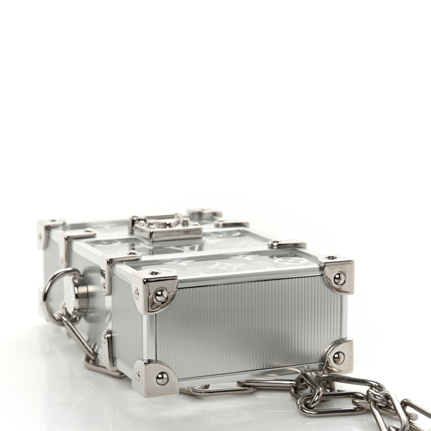 22s「Louis Vuitton」Clear Silver Trunk Box 22S「Louis Vuitton」Clear Silver Trunk Box Shop Authentic Louis
