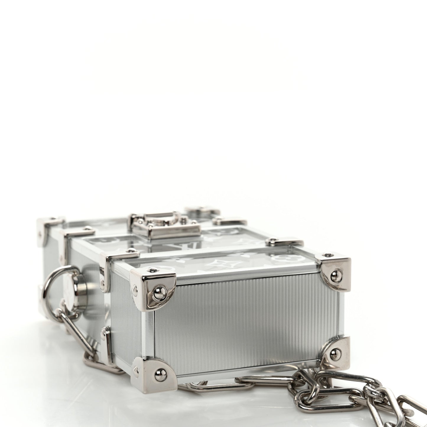 Monogram Transparent Plexiglass Trunk Box Pouch