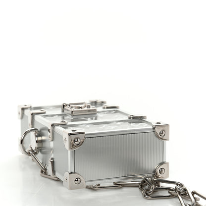Louis Vuitton Monogram Transparent Plexiglass Trunk Box Pouch 4 of 7