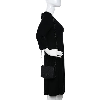 Chanel Calfskin Mini Propeller Flap Black 2 of 15