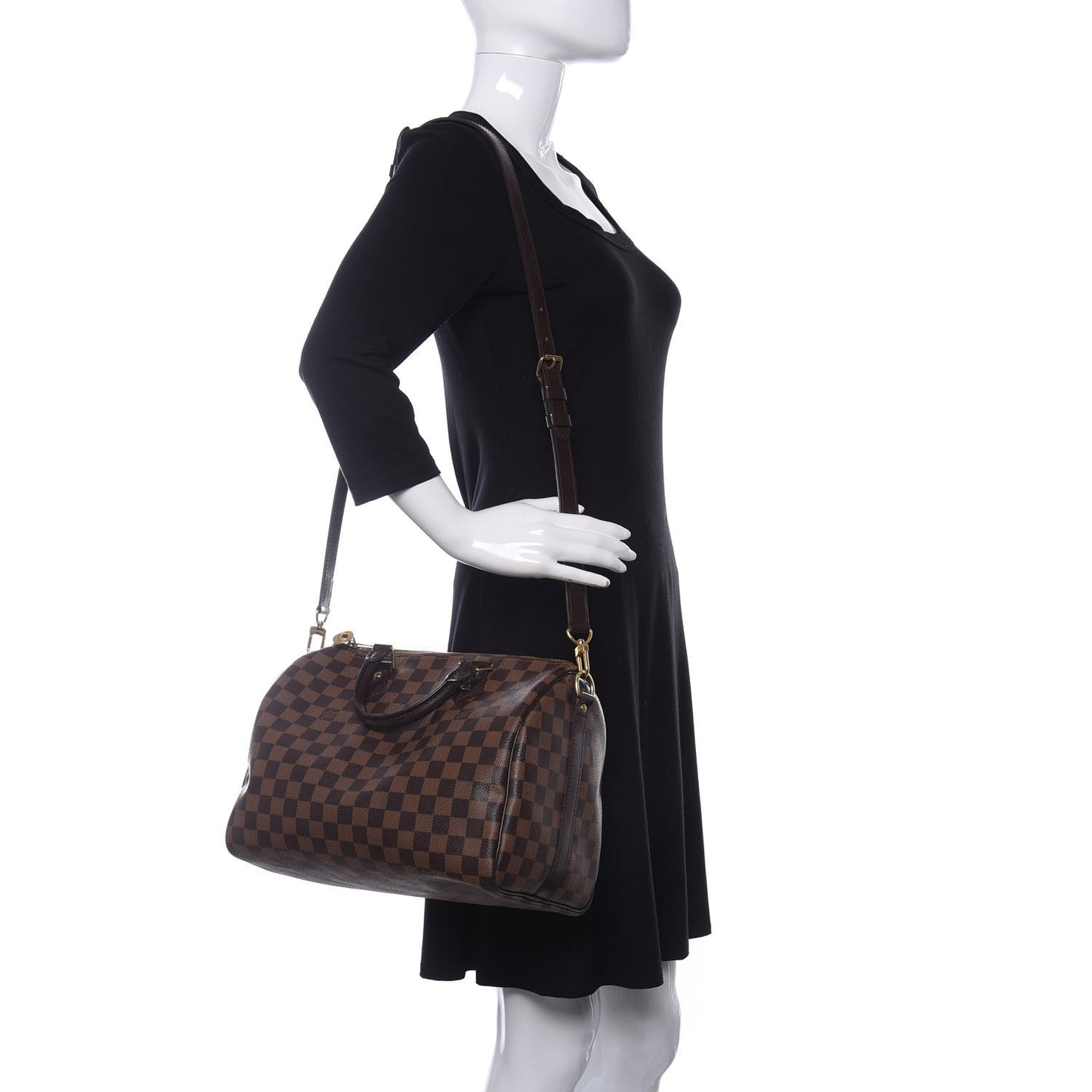 Damier Ebene Speedy Bandouliere 30